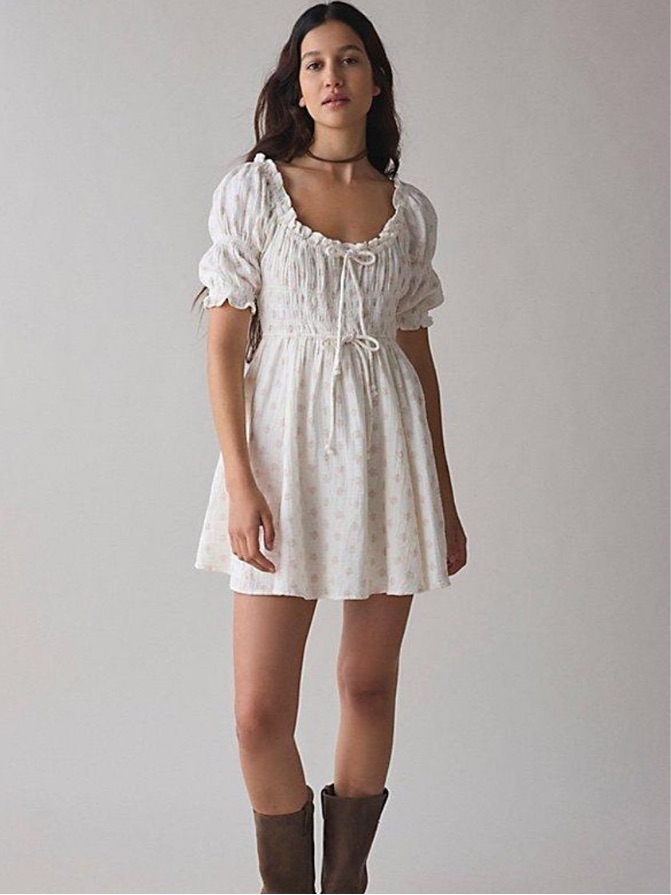 Kimchi Blue Ruche Front Dress